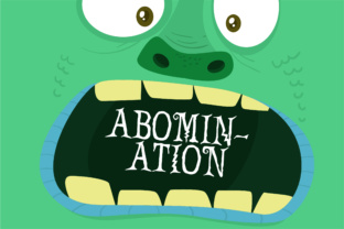 Abomination Font Review: Creepy Blackletter for Small Business Branding