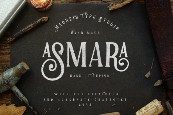 Asmara Font: Vintage Elegance for Editorial Design