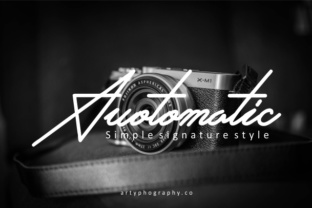 Auotomatic: A Modern Script Font for Campaigns