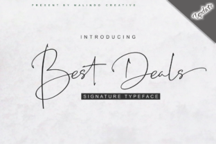 Best Deals Font: Elegant Script for Designers