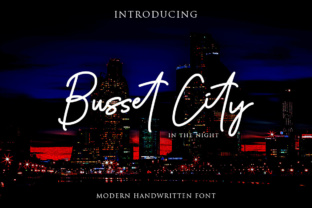 Busset City Font for Web Design