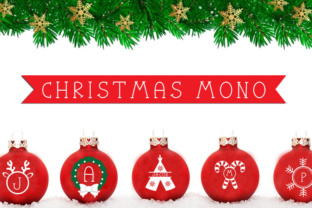 Christmas Mono: A Serif Font with Editorial Charm
