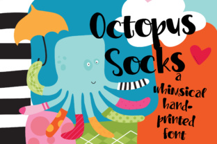 Crafting Unique Products with PN Octopus Socks Font