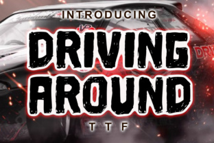 Driving Around Font: A Handcrafted Typeface for Digital Design