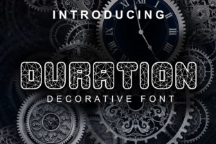Duration Font: A Decorative Typeface Built for Campaign Impact