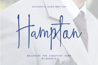 Hampton Font: Elegant Script for Business