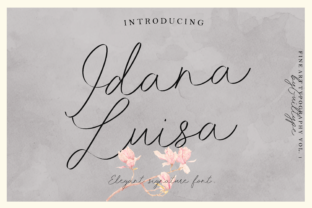 Idana Luisa: A Classy Handwritten Font