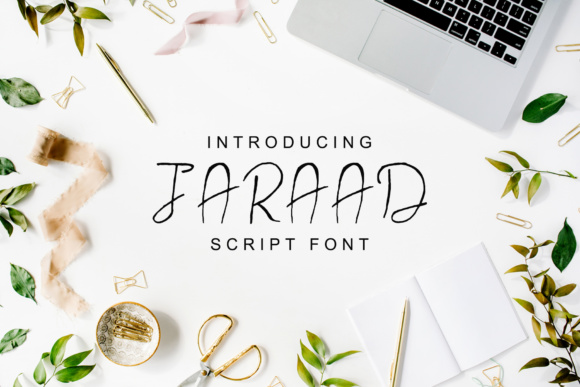 Jaraad Family: A Script Handwritten Font
