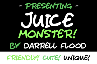 Juice Monster: A Bold Handwritten Script