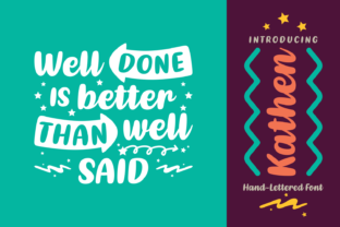 Kathen: A Handwritten Font for Elegant Design