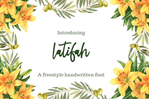 Latifah: A Quirky Handwritten Font