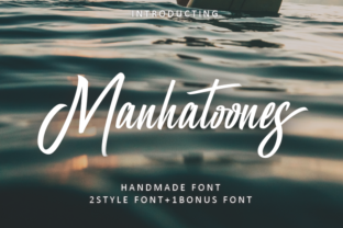 Manhatoone Script: A Casual Font for Urban Design