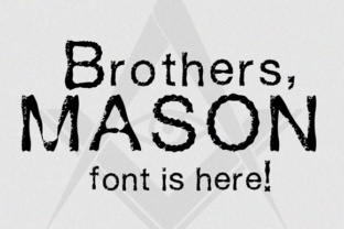 Mason: A Script Handwritten Font