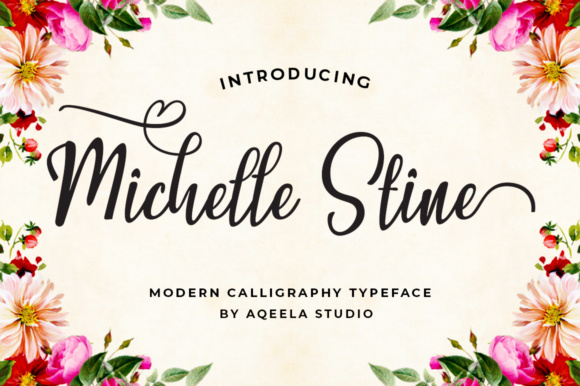 Michelle Stine Script: Elegant Typography for Marketers