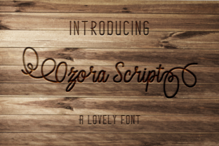Ozora Script: A Handwritten Font That Elevates Handmade Products