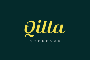 Qilla: A Script Handwritten Font for Creative Projects