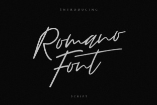 Romano: A Script Font with Balance