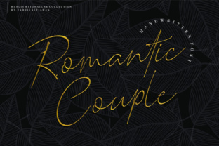 Romantic Couple Font Review: A Script Handwritten Typeface for Brand Design