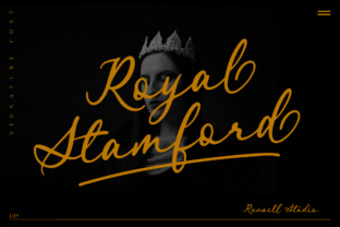 Royal Stamford: A Handwritten Font with Genuine Character