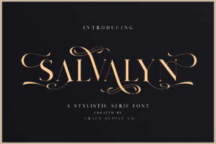 Salvalyn: A Serif Font for Impactful Campaigns