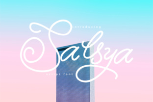 Salya: A Versatile Script Font for Crafters