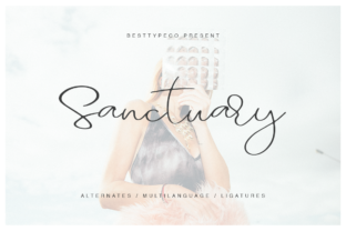 Sanctuary: A Fresh Handwritten Font