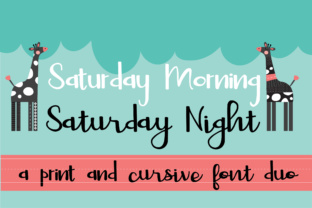 Saturday Duo Font Review