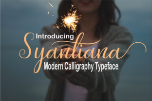 Syantiana: A Handmade Calligraphy Font for Business