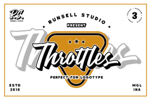 Throttles: A Bold Script for Branding