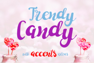 Trendy Candy Font Brings Playful Elegance to Editorial Design