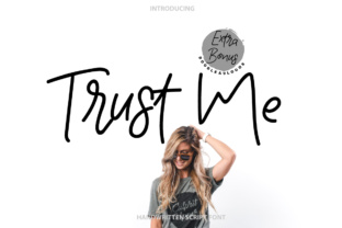 Trust Me Font for Editorial Design