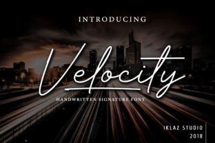 Velocity: A Font for Elegant Business