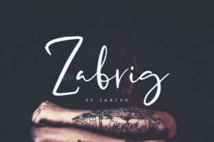 Zabrig: A Handwritten Font for Impactful Campaigns
